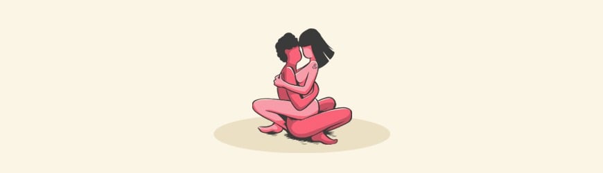 The Lotus sex position illustration